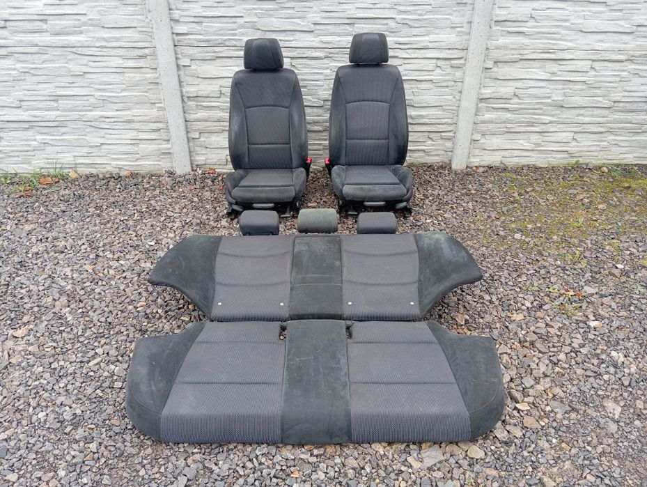 Fotele sportsitze kanapa wnętrze środek Alcantara BMW e90