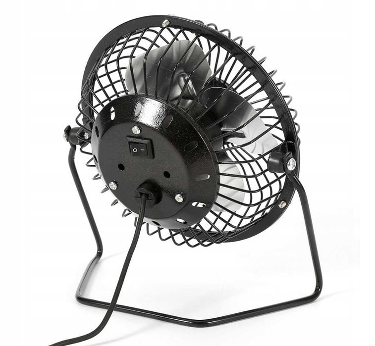 MINI WENTYLATOR wiatrak biurkowy na USB przenośny samochodowy