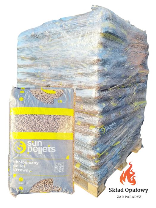 Pellet Tartak Uszyce SUNPELLETS A1 Kaloryczny 18.4MJ Winda HDS
