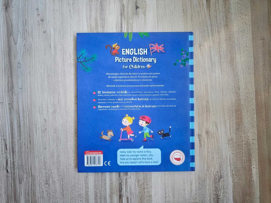 Książka English Picture Dictionary For Children Nowa