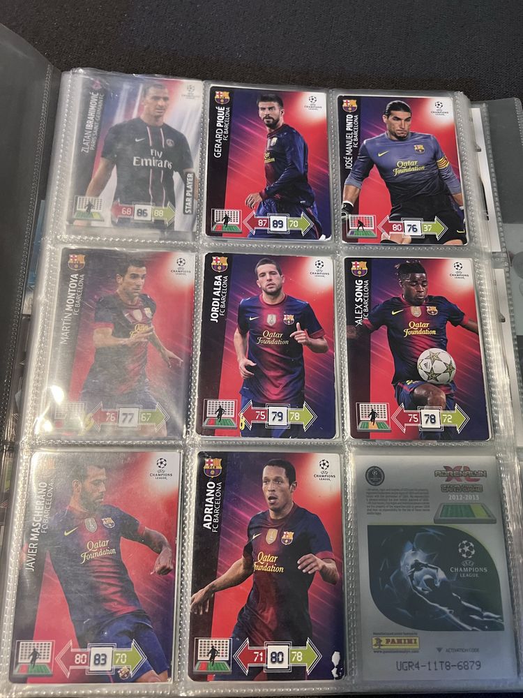 Karty piłkarskie panini adrenalyn champions league sezon 2012/2013