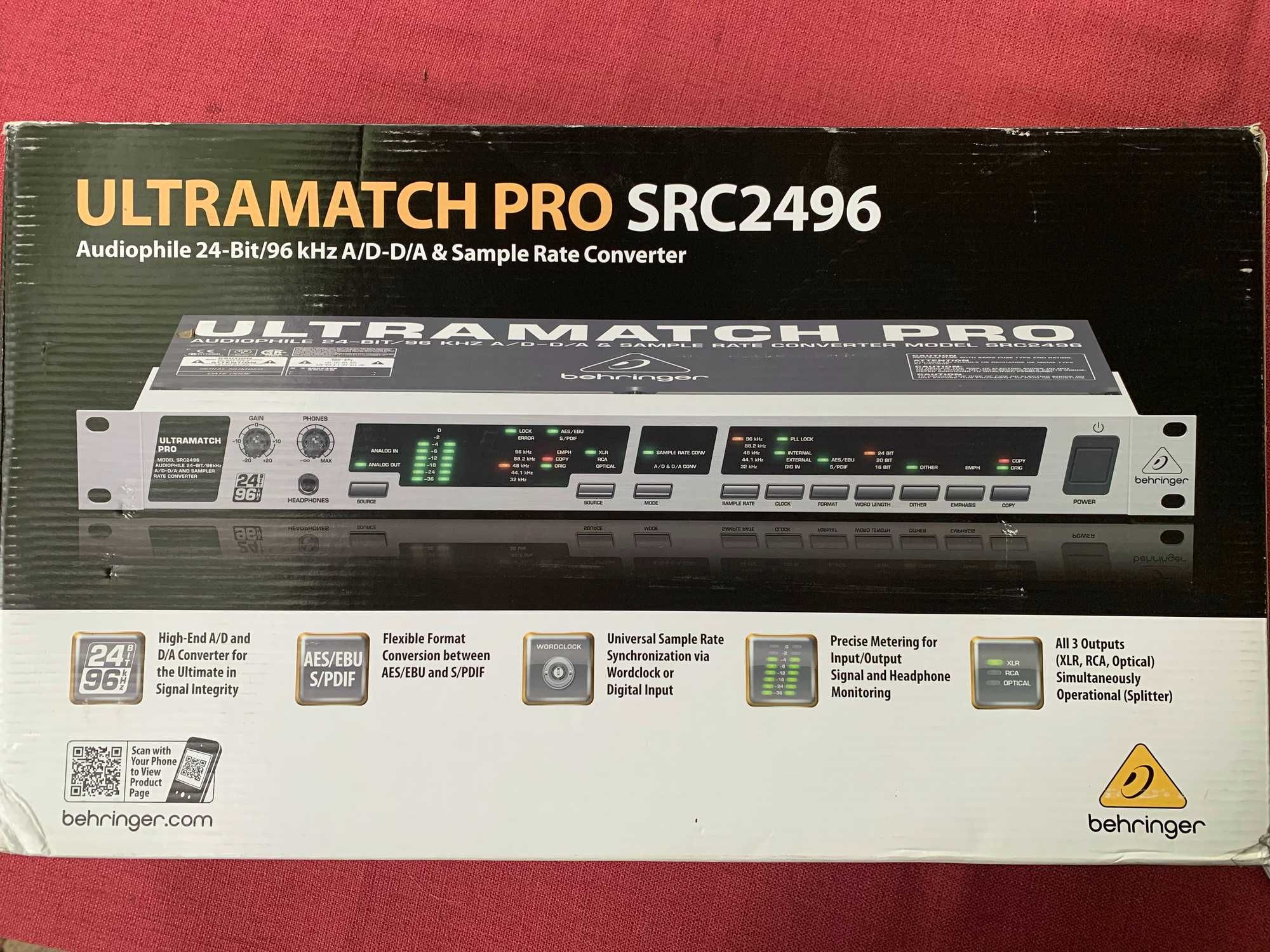 Behringer UltraMatch PRO SRC2496 + Case Rack 2U