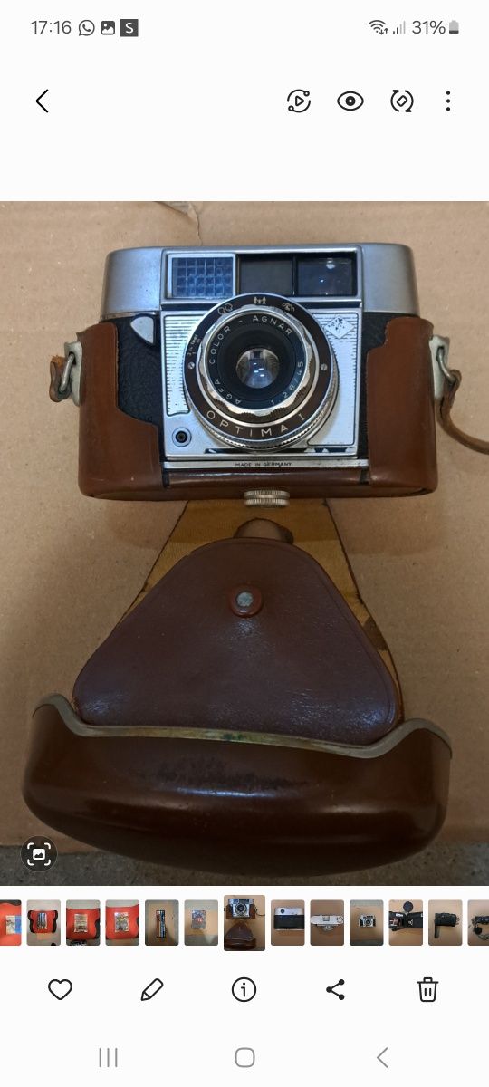 Aparat Agfa analogowy