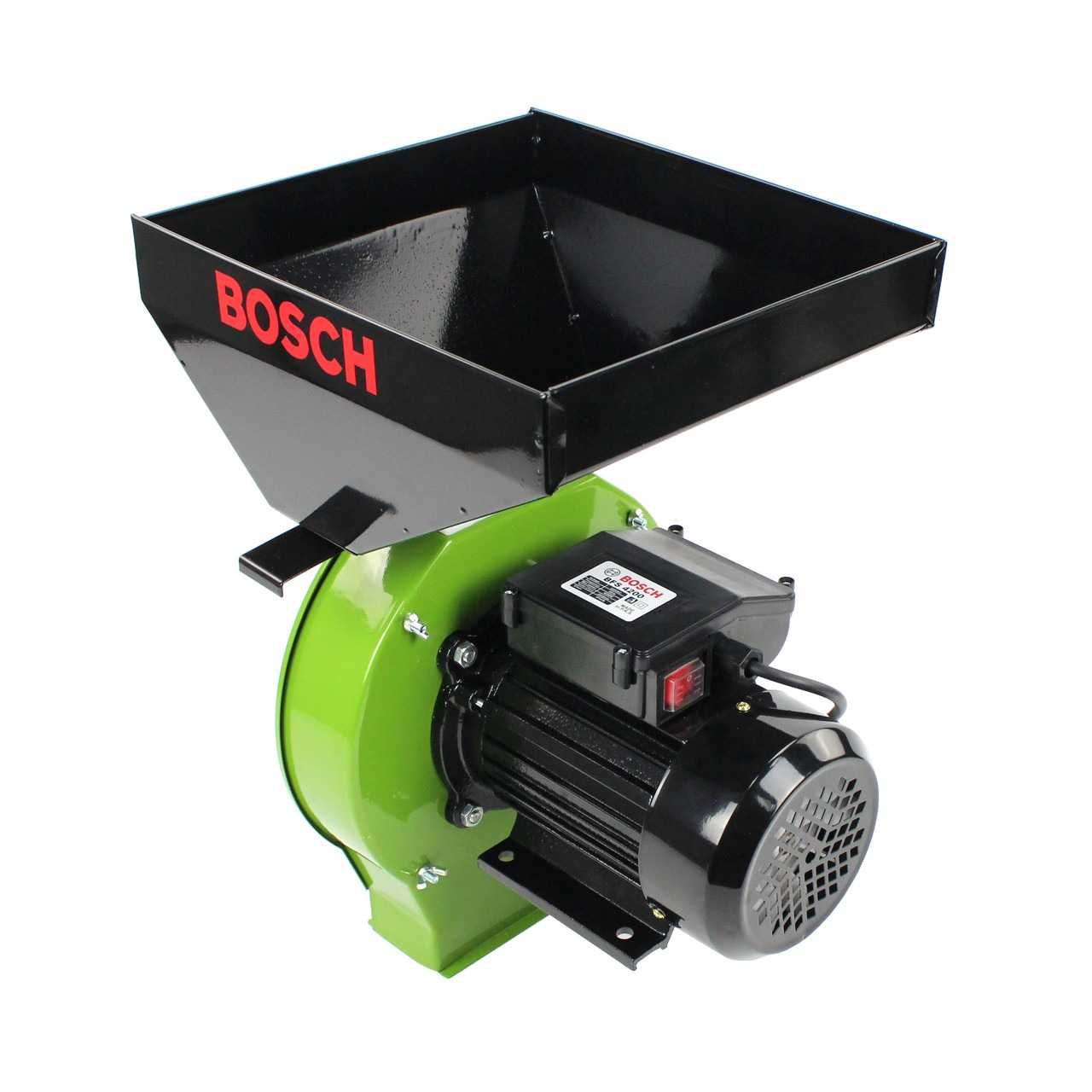 Зернодробарка Bosch BFS 4200 (4.2 кВт/230 кг/год) Кормоподрібнювач Бош