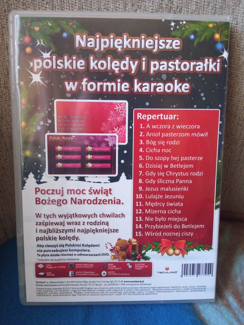 Polskie kolędy karaoke dvd