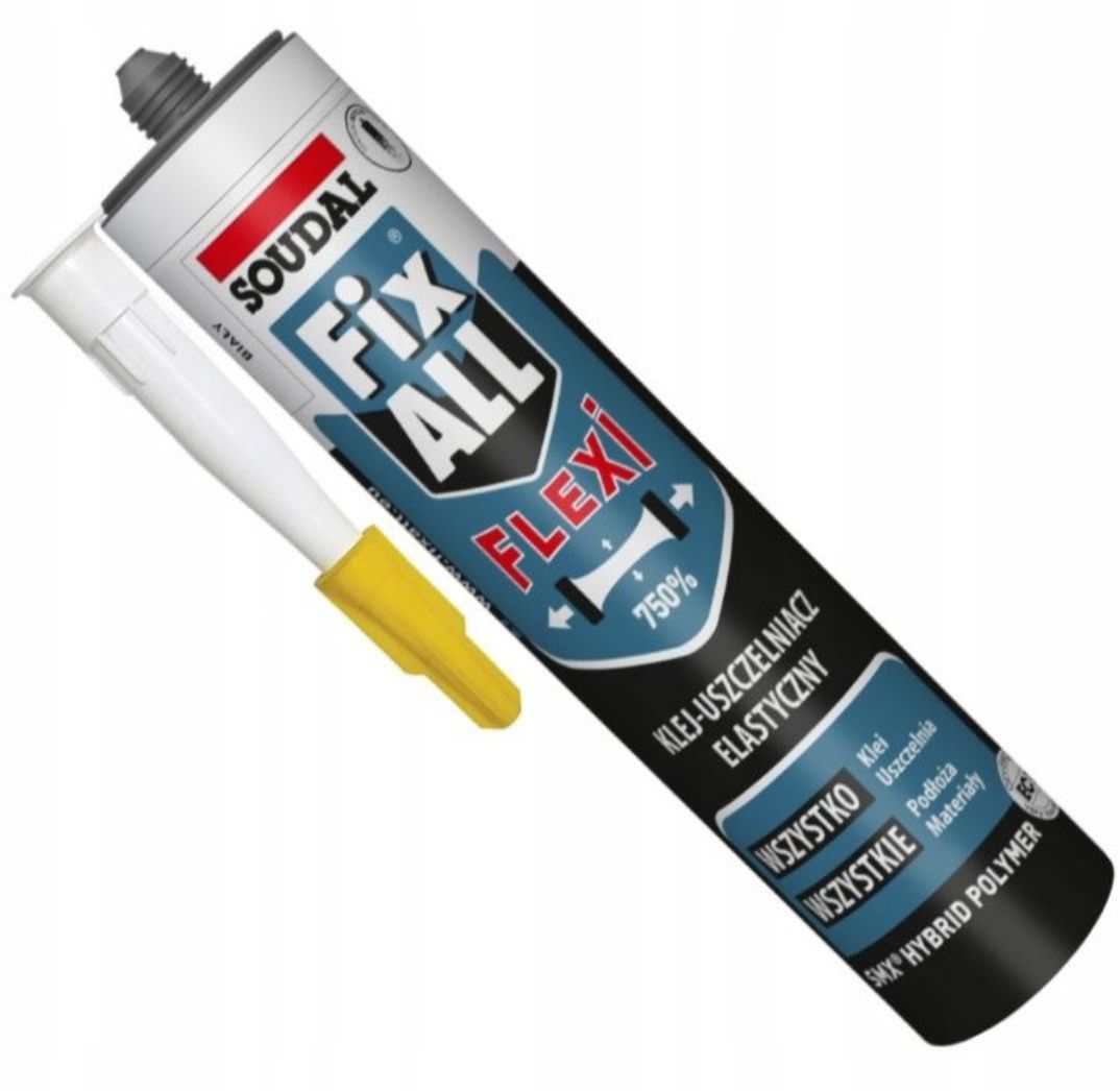 Soudal klej montażowy Fixall Flexi 290 ml biały daty (11/25) 
Pojemnoś