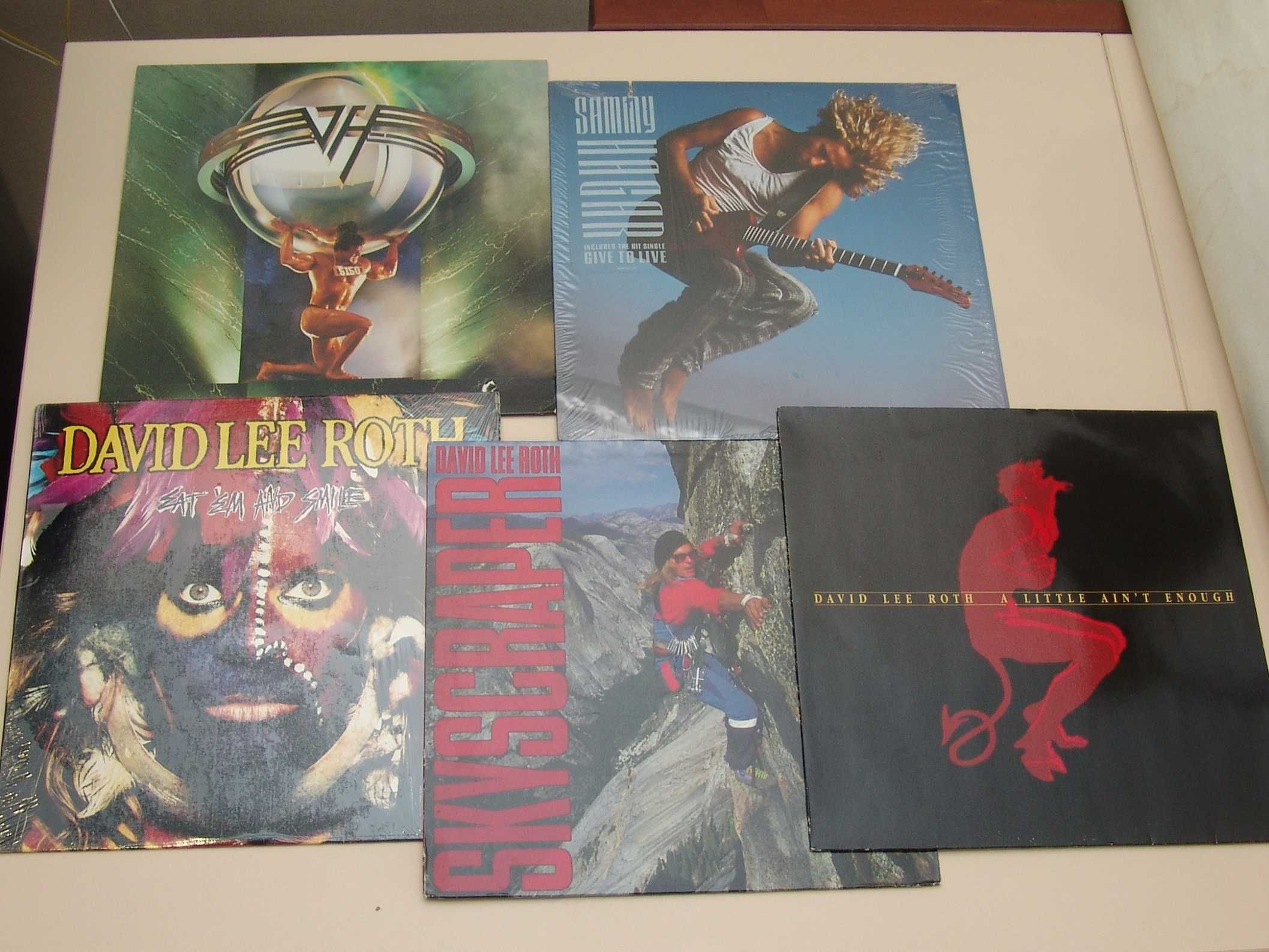 Пластинки Van Halen "5150". Sammy Hagar. David Lee Roth 1986,1988,1991