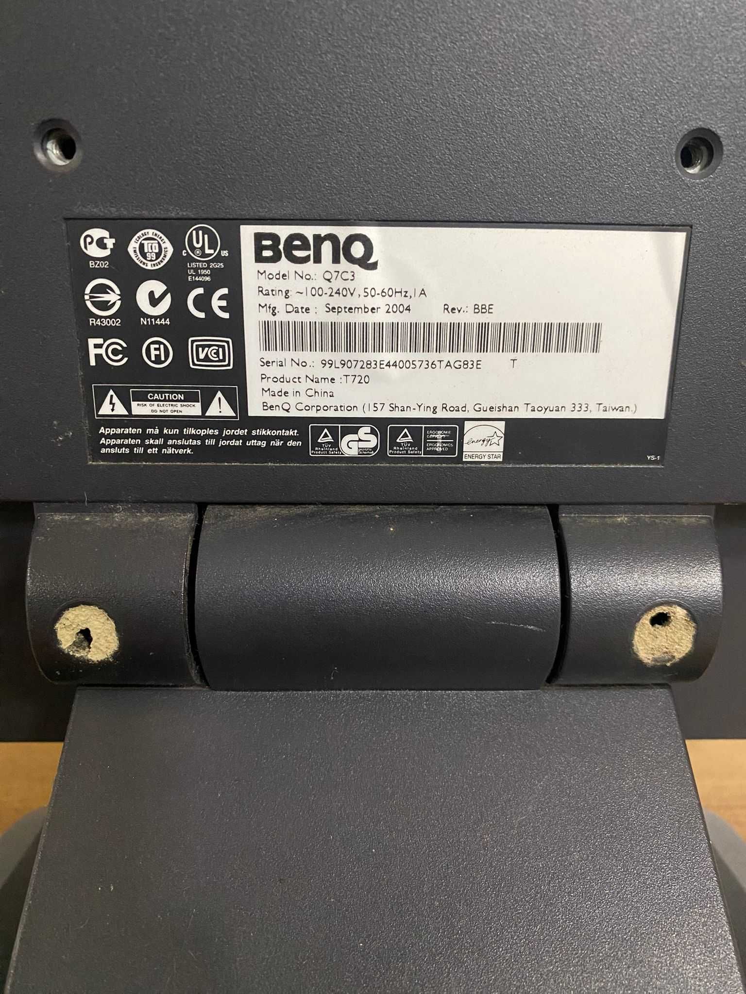 Monitor BenQ Antigo