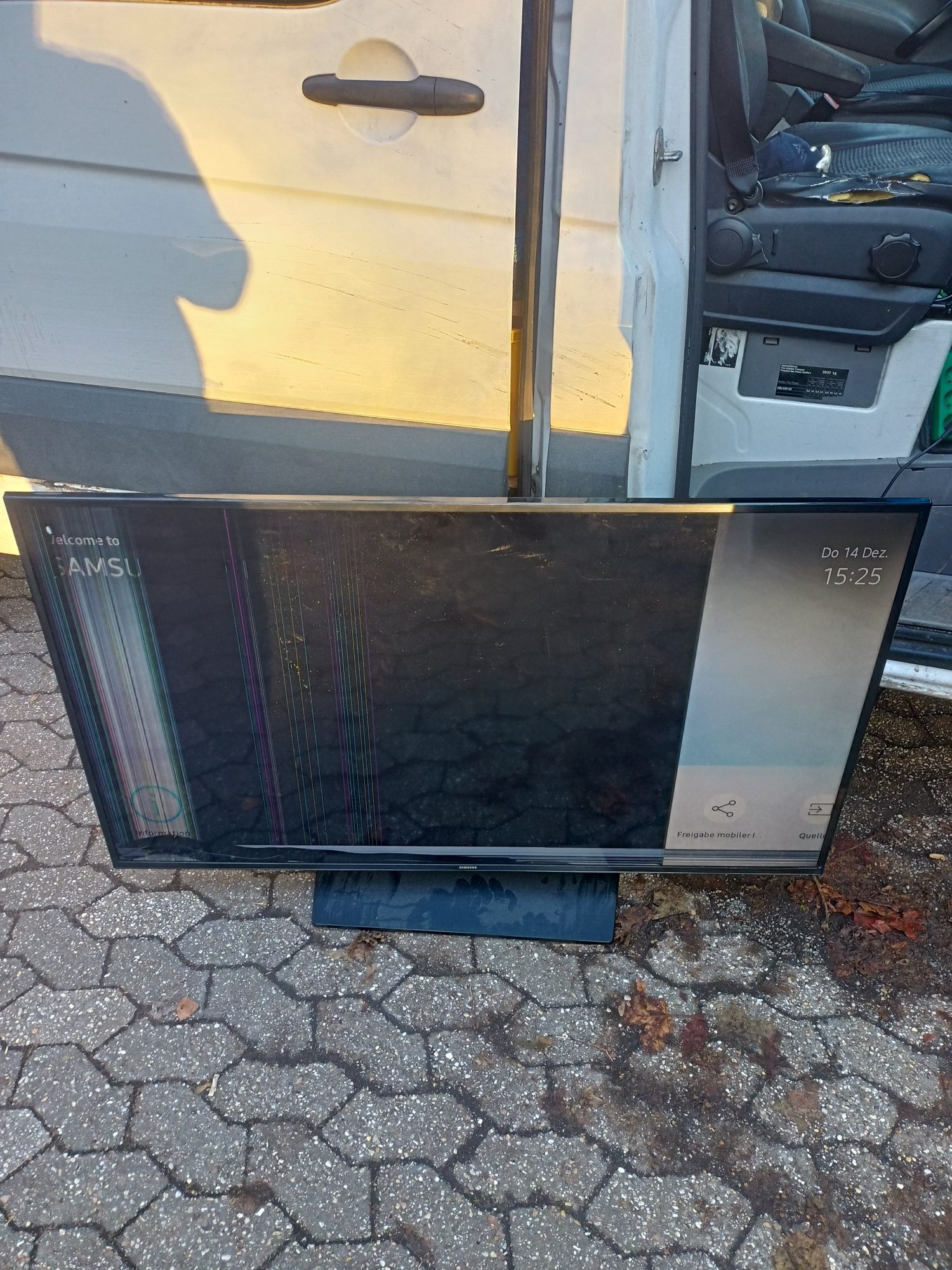 Samsung TV 55 cali, uszkodzony