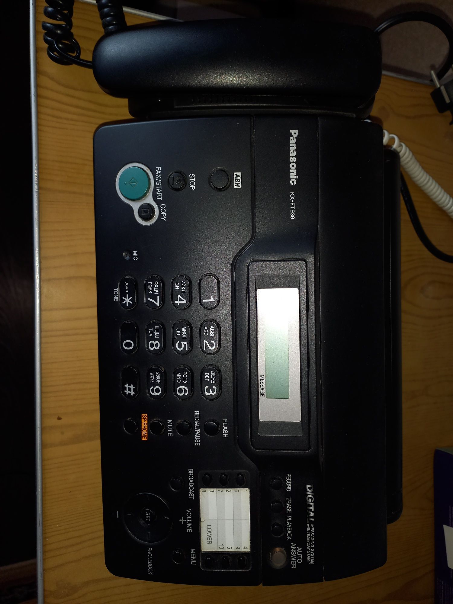 Факс Panasonic KX-FT938