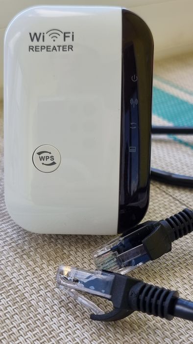 Бездротовий репітер + кабель WI-FI Підсилювач сигналу Ретранслятор