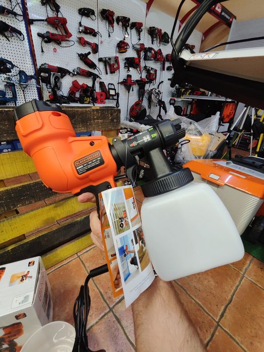 Краскопульт BLACK+DECKER HVLP200/400ватт/сетевой/Гарант2/Днепр