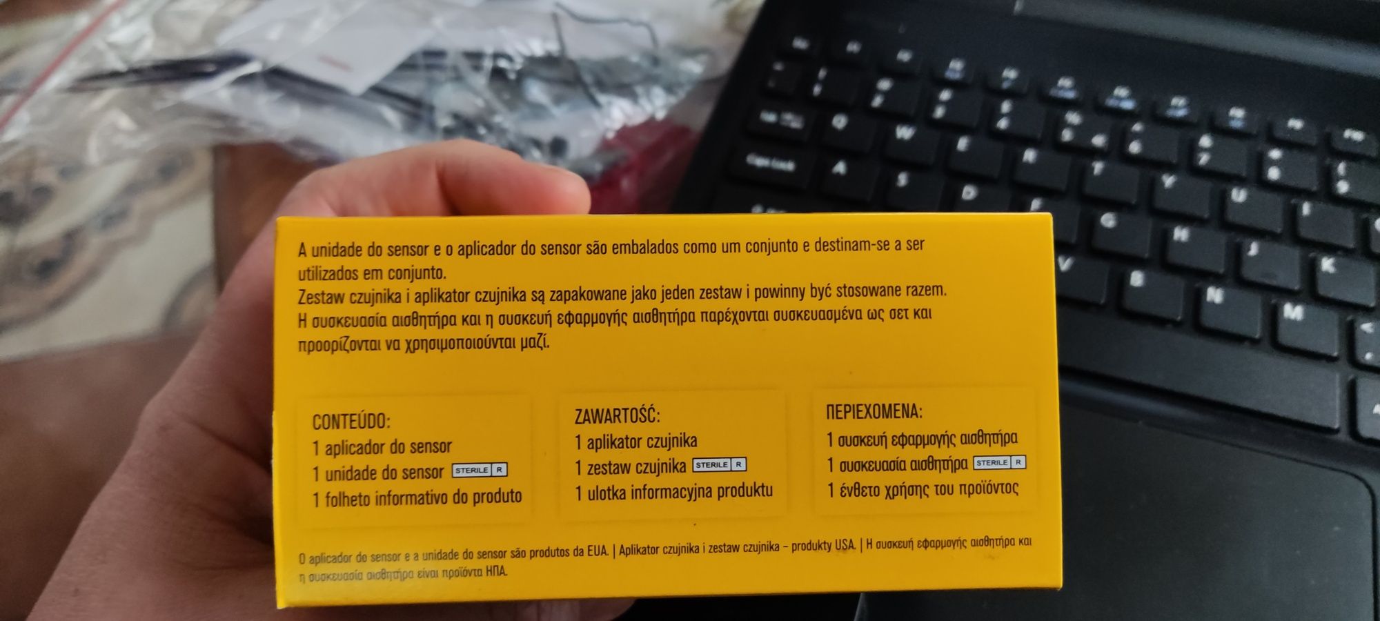 Sensor FreeStyle Libre 2 miernik stężenia glukozy cukru we krwi