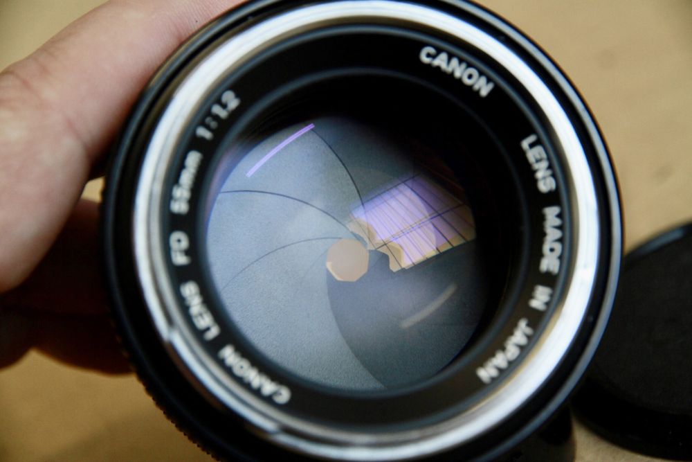 Canon FD 55mm f/1.2 Chrome Nose – doskonały stan