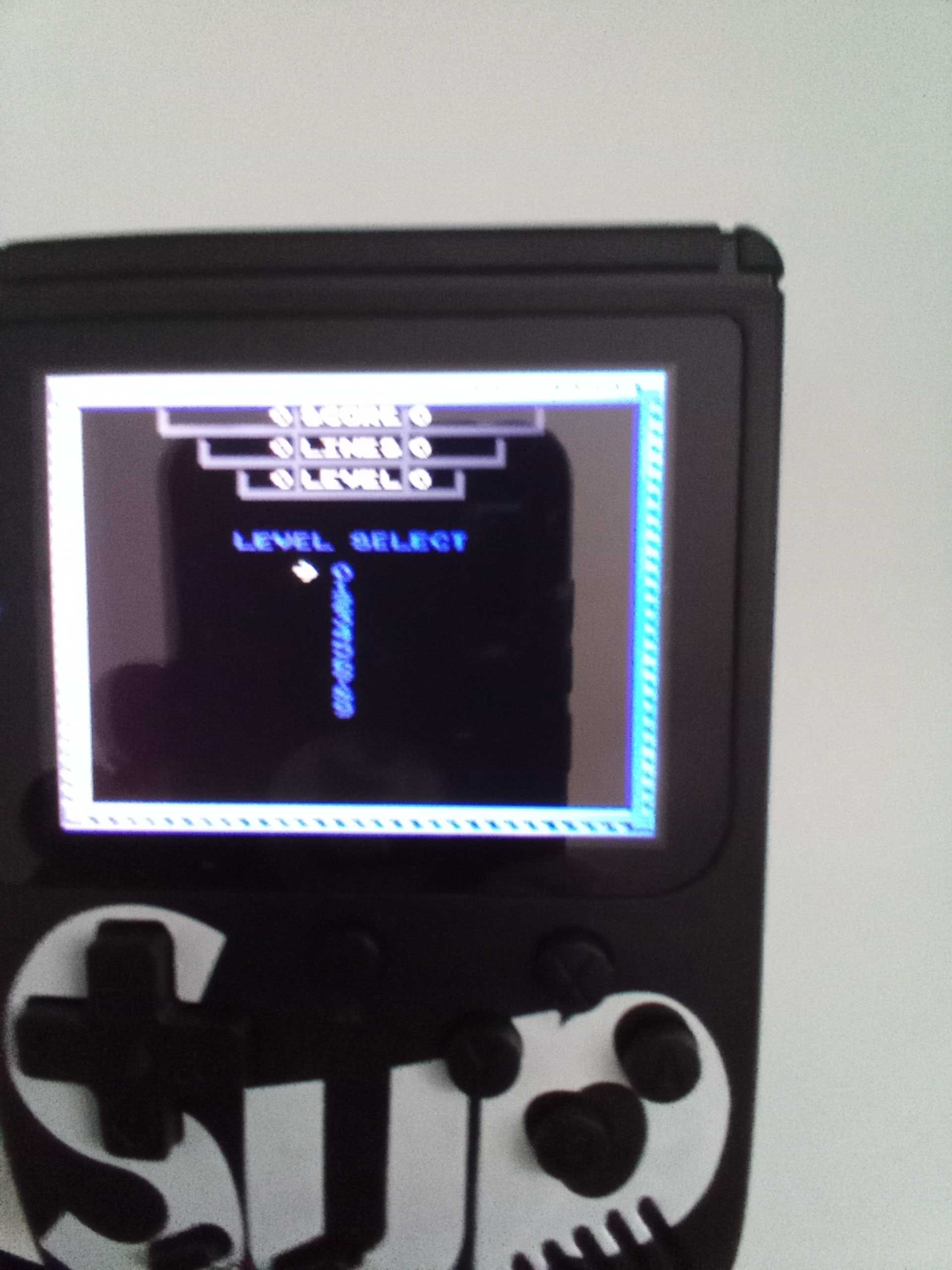 Consola jogos retro (Tetris clássico)