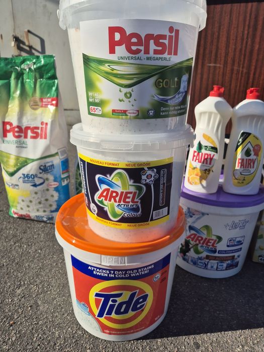 Persil та Ariel 10 kg.та 5 кг.10.500 кг відро .рідкі 6 лтр  та порошок