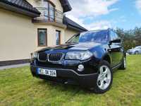 BMW X3 CZARNA 4X4 2.0D 177KM FULL OPCJA Skóry Xenon Panorama NAVI Automat