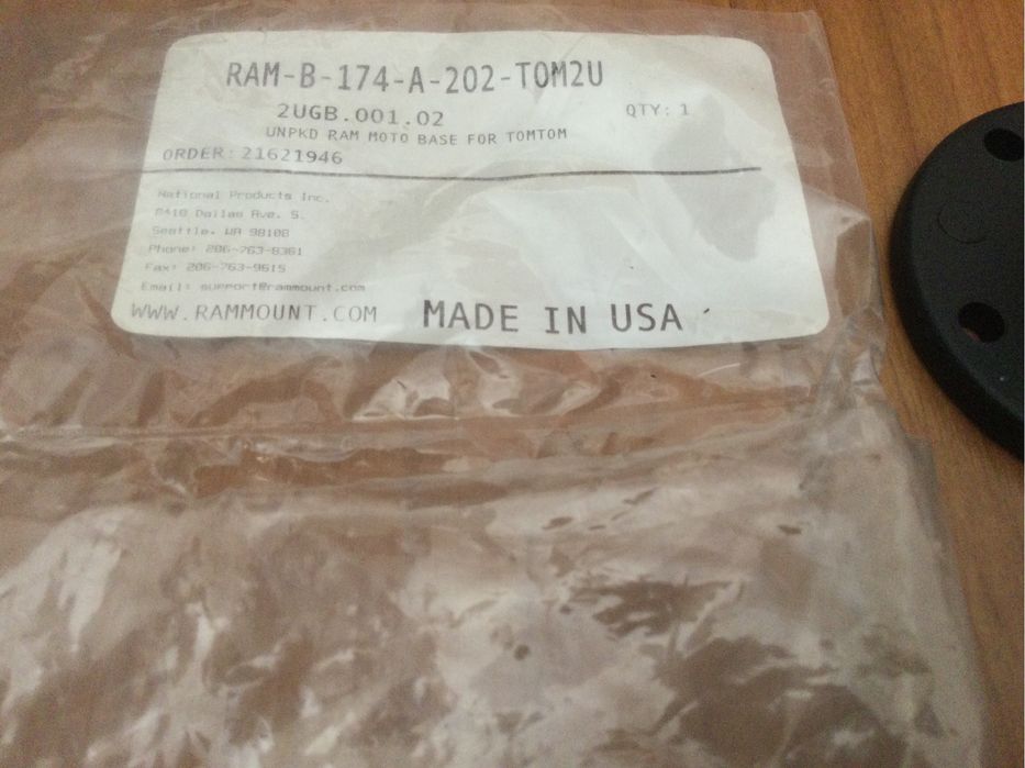 Suporte RAM Mounts Universal Moto Base para TomTom