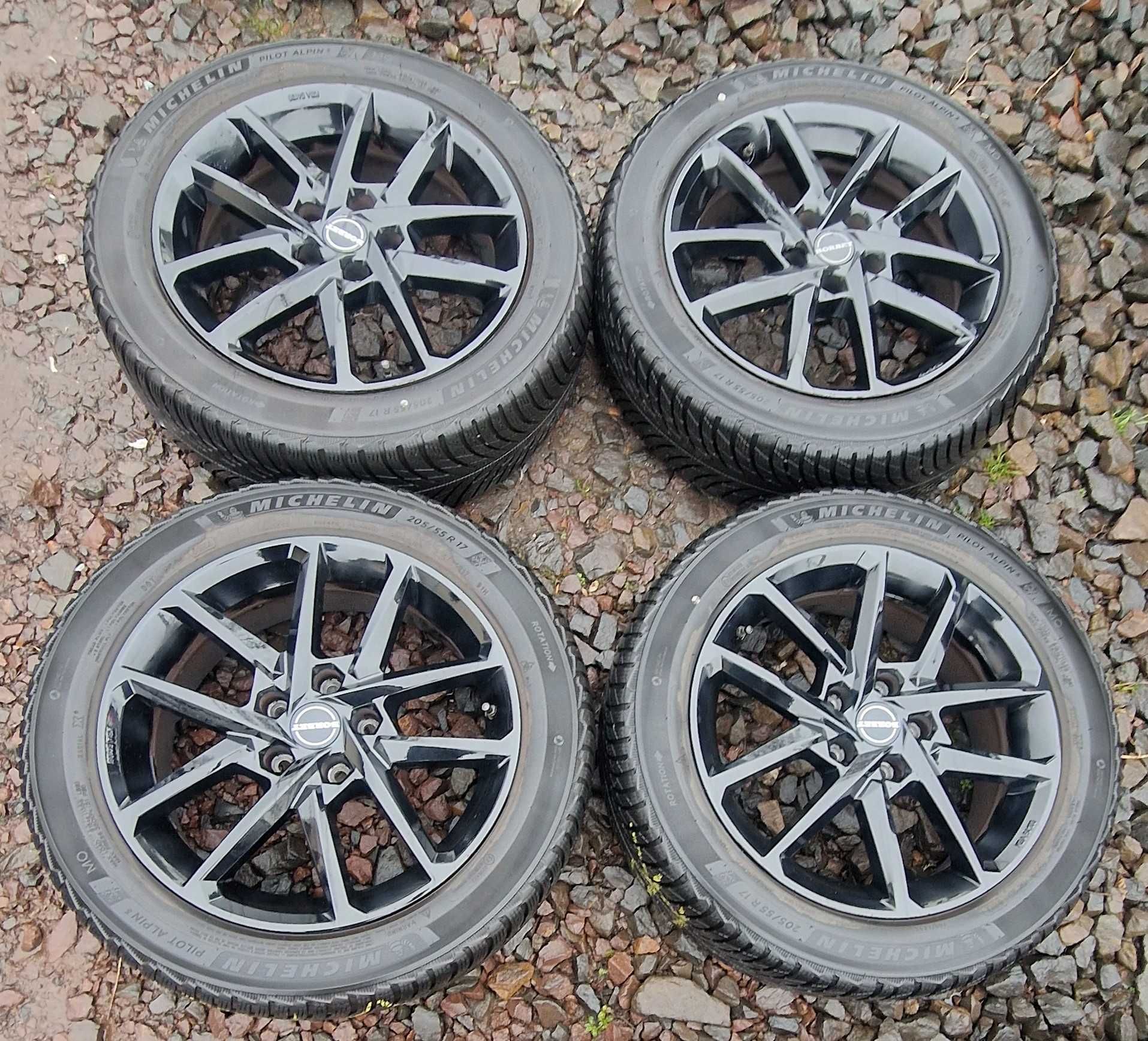 Felgi aluminiowe Audi VW Seat Skoda Borbet N 5x112 6,5Jx17 ET38 Kpl.