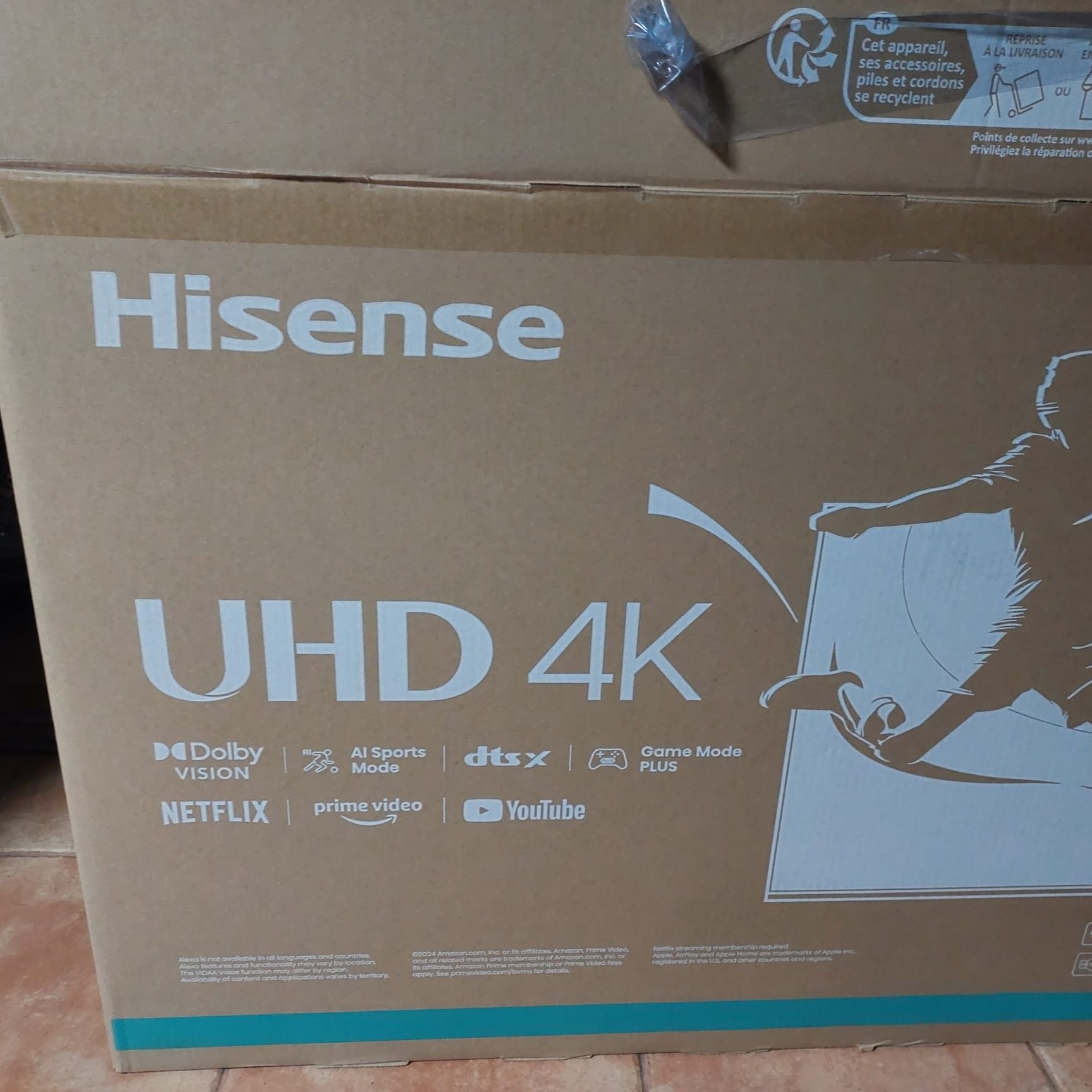 Televisão hisense 43