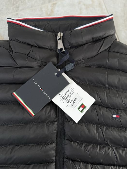 Czarny męski bezrekawnik Tommy Hilfiger r. L