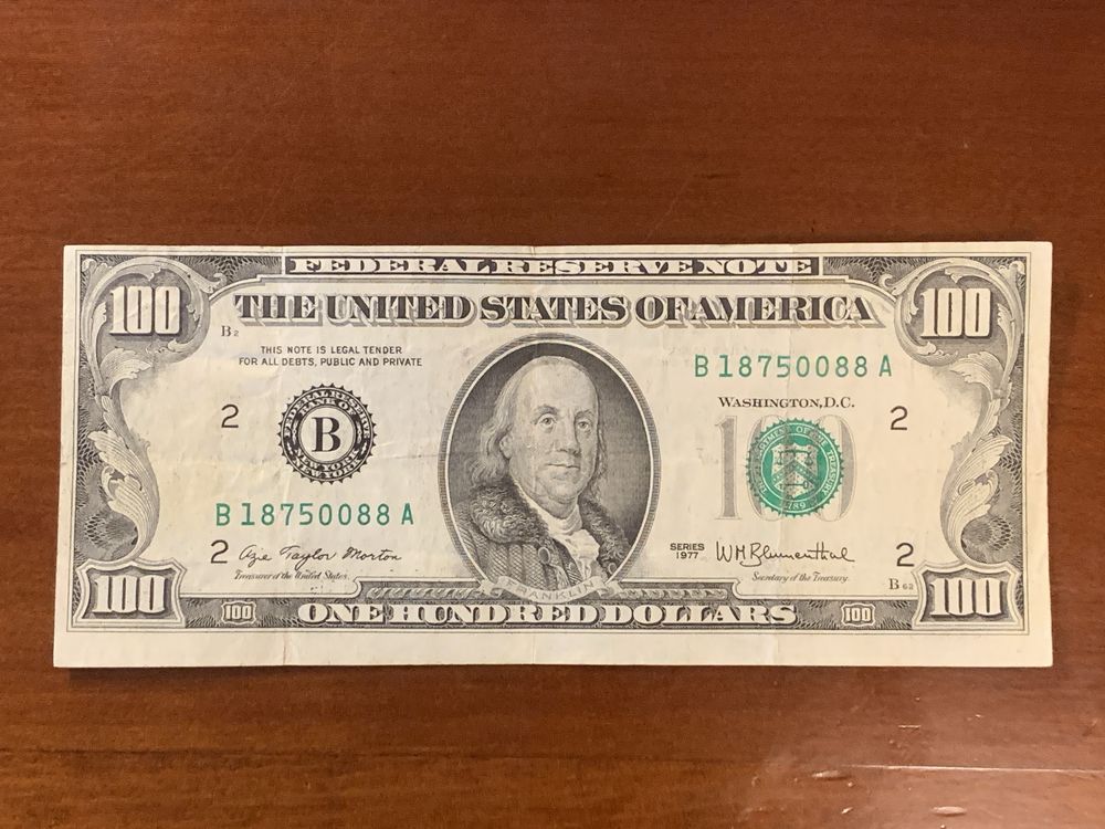 Setka dolllarowa z 1977roku