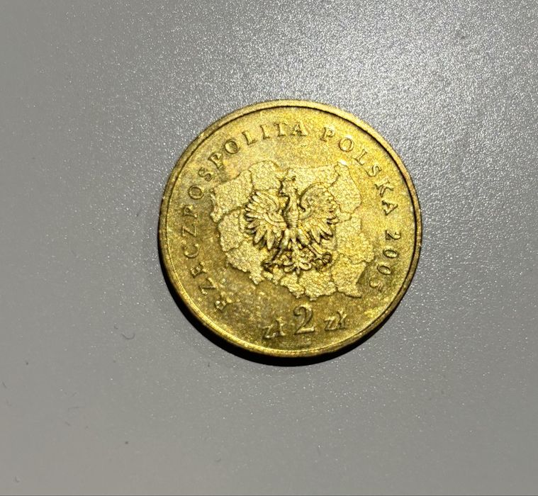 Moneta 2 zł wojewodztwo zachodnio pomorskie 2005 r