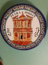 Talerz dekoracyjny , ozdobny Petra Jordania
