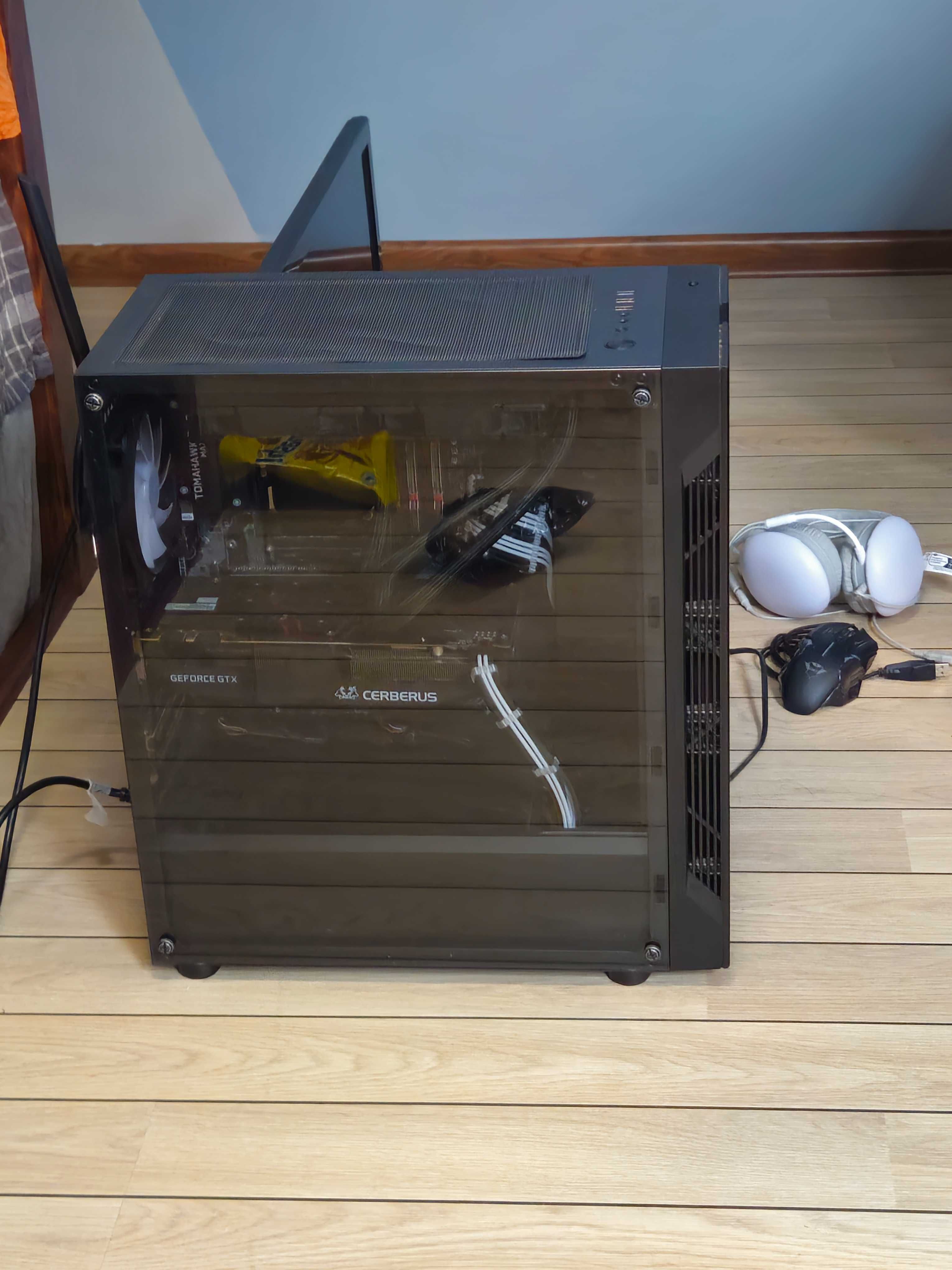 Komputer MSI Win10 GEFORCE GTX AMD Ryzen 7 Monitor Philips  DLA GRACZY
