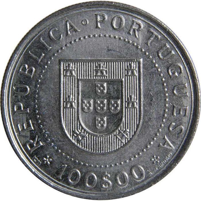 Restauração da Independência - - - 100$00 - 1990 - - - - - Moeda