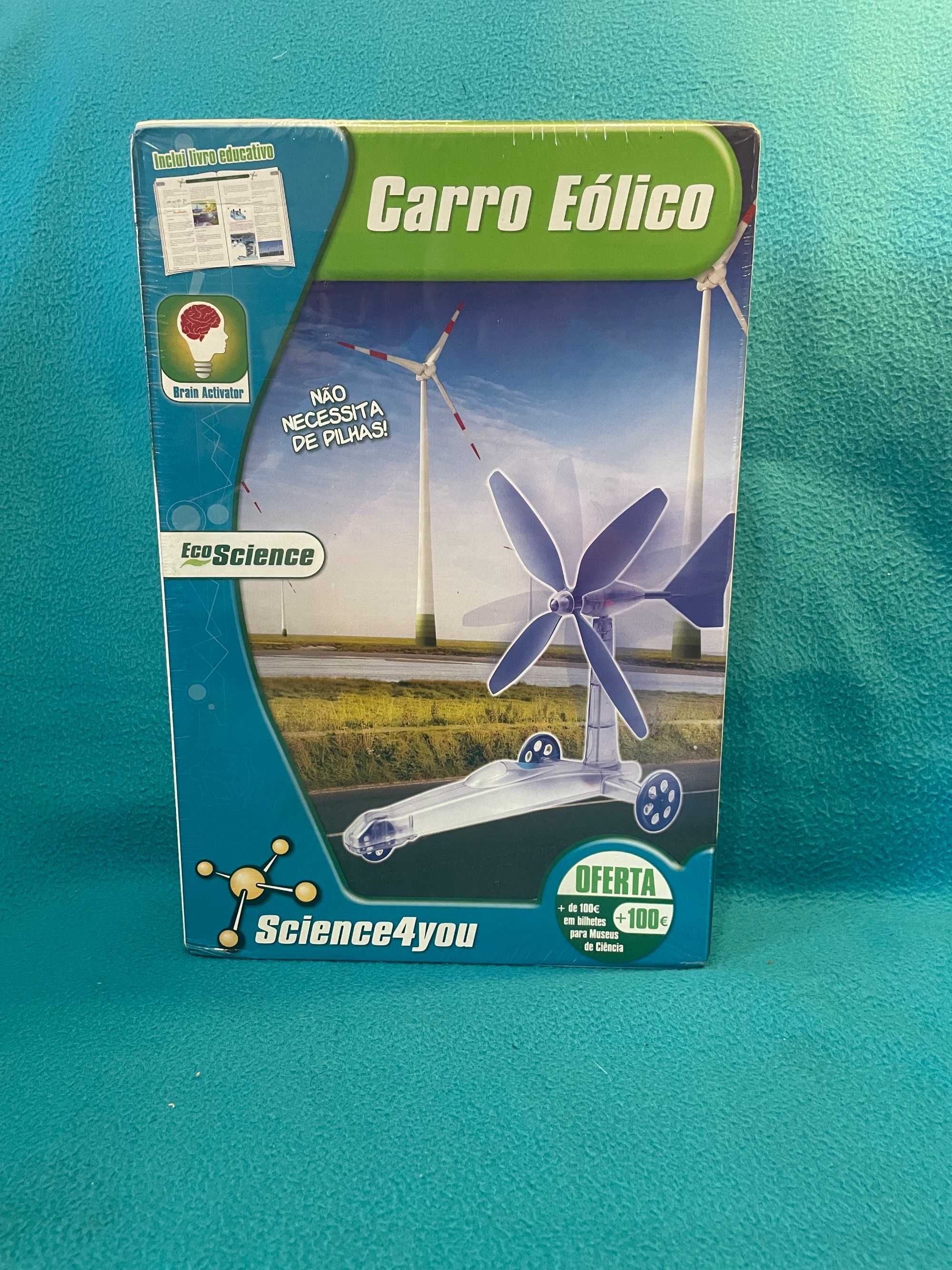 Carro Eólico Science4you - Novo e Selado
