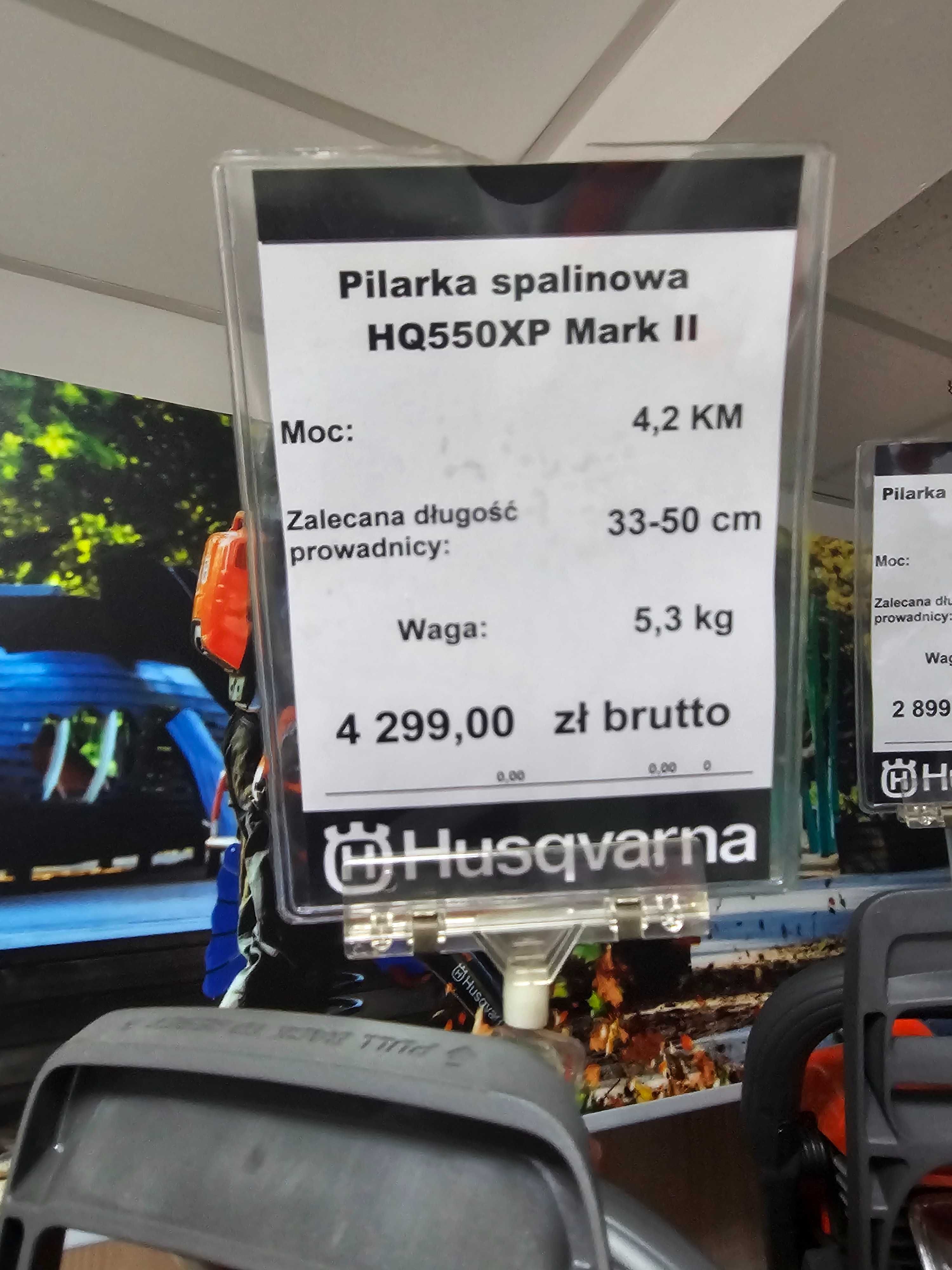 Pilarka spalinowa HUSQVARNA 435 II i inne