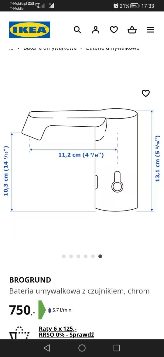 Bateria umywalkowa