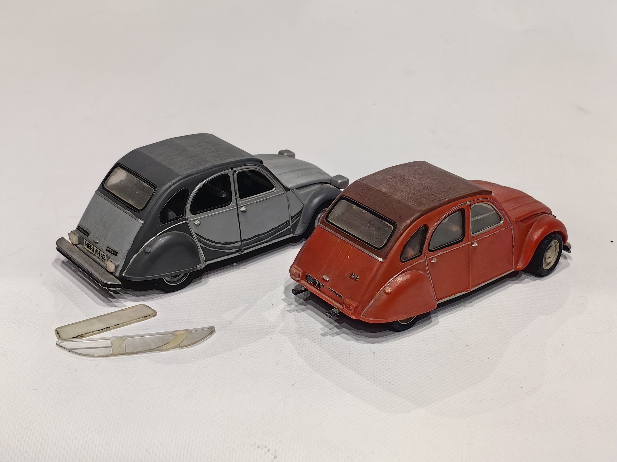 1:24 2x Citroen 2CV sklejanie fujimi tamiya revell aoshima hasegawa