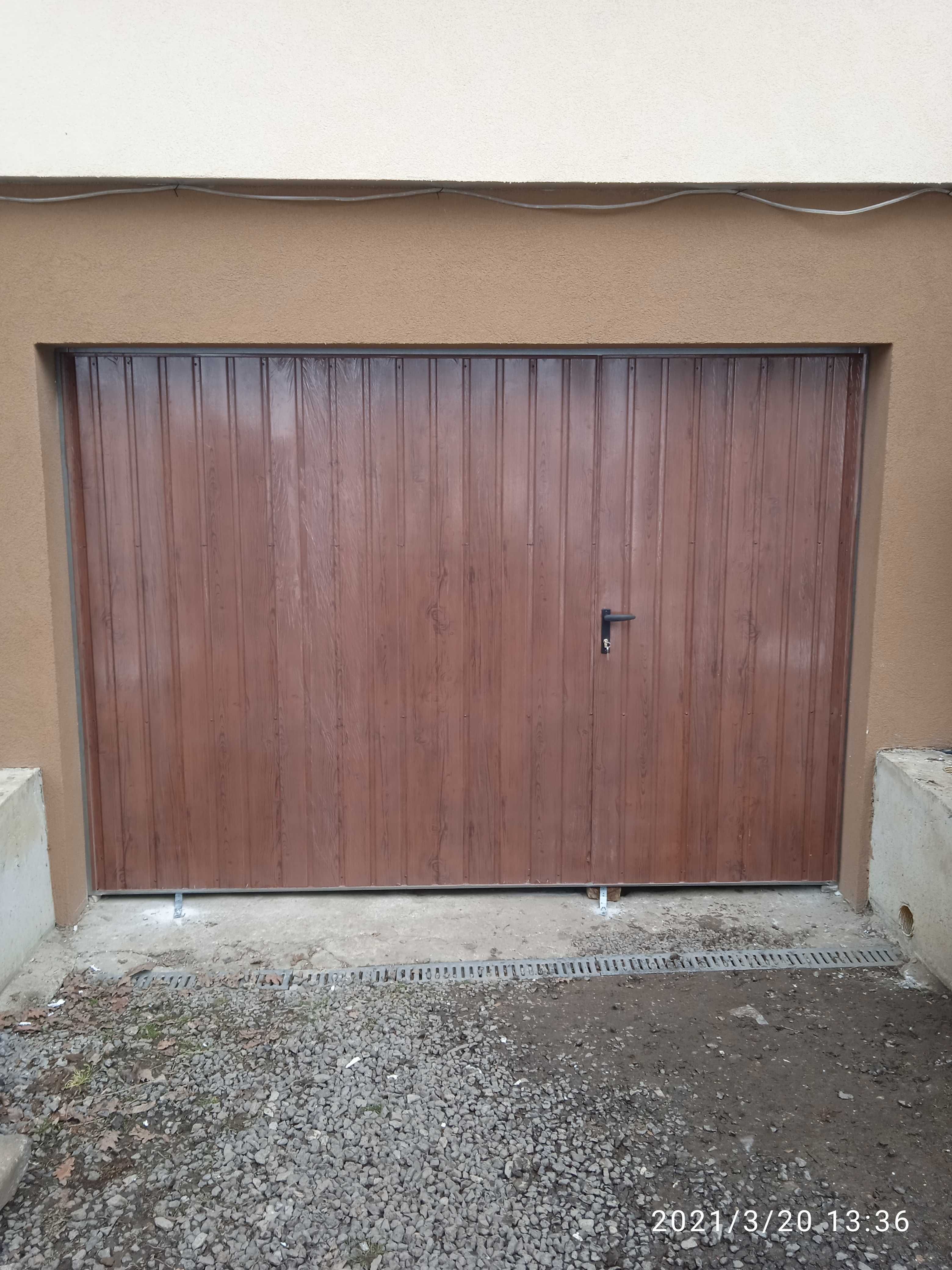Drzwi Garażowe  ,  Bramy Garażowe   DWUSKRZYDŁOWE - produkcja , montaż