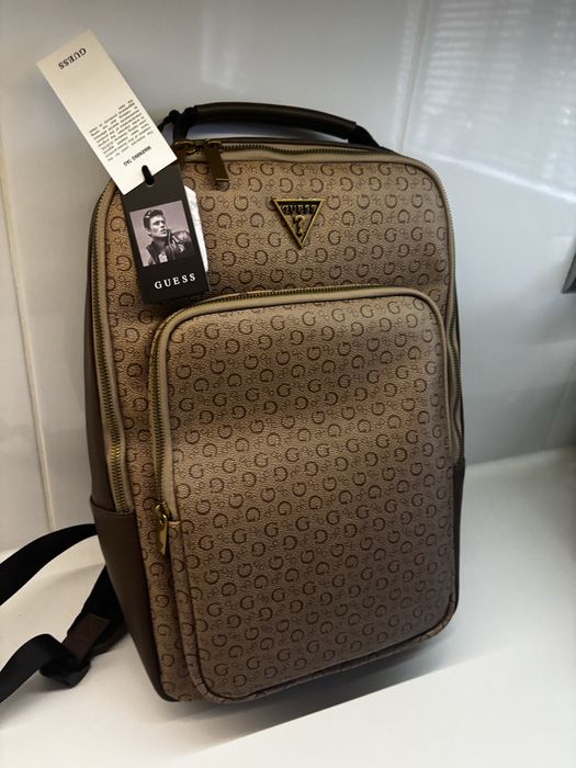 Plecak skórzany guess  new 42/33 casual