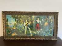 Quadro com moldura vintage