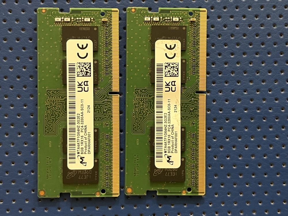 Оперативна памʼять DDR4 Sodimm для ноутбука 2x8 gb