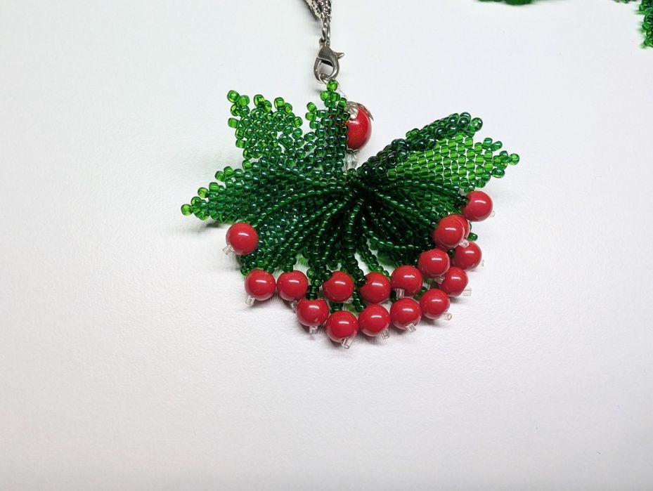 Ларіат з бісеру "Калина"