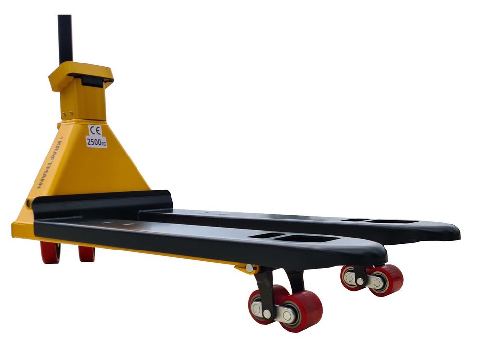 Wózek ręczny paletowy paleciak z wagą mobilna KRAFTMANN 2500kg 115cm