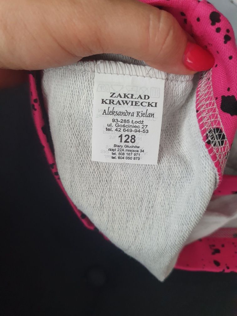 Tunika bawełniana 128 szara