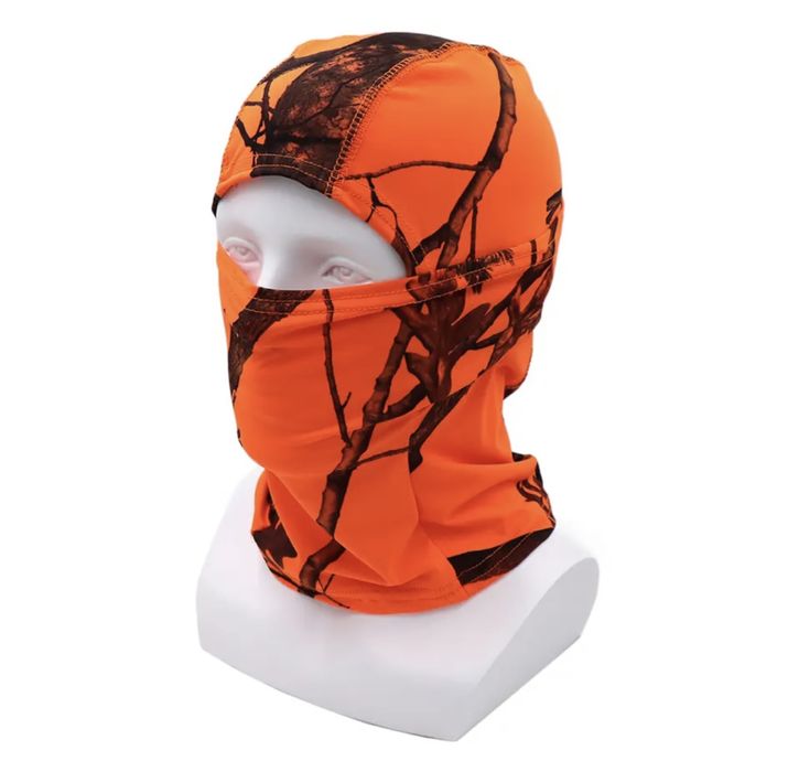 Kominiarka kamuflaż pomarańczowa forest