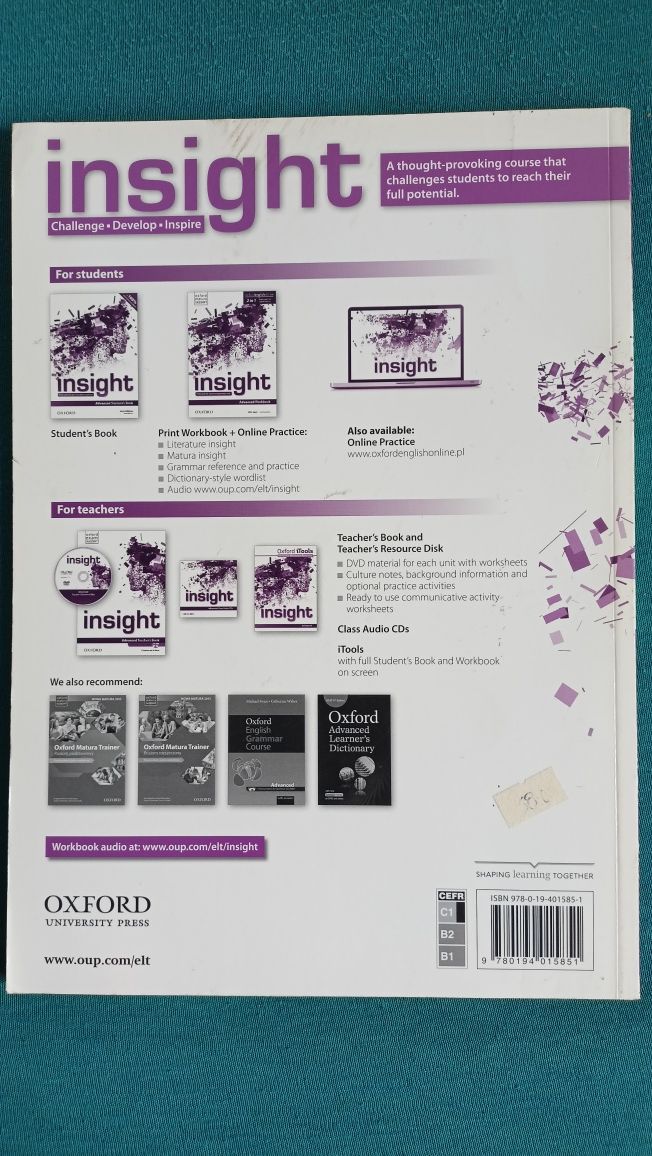 Podręcznik insight j. Angielski