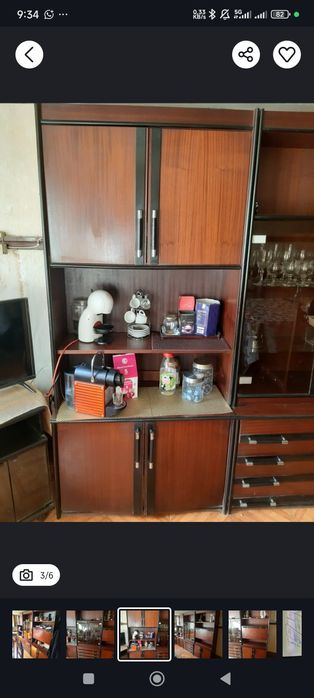 Móvel sala com vitrine