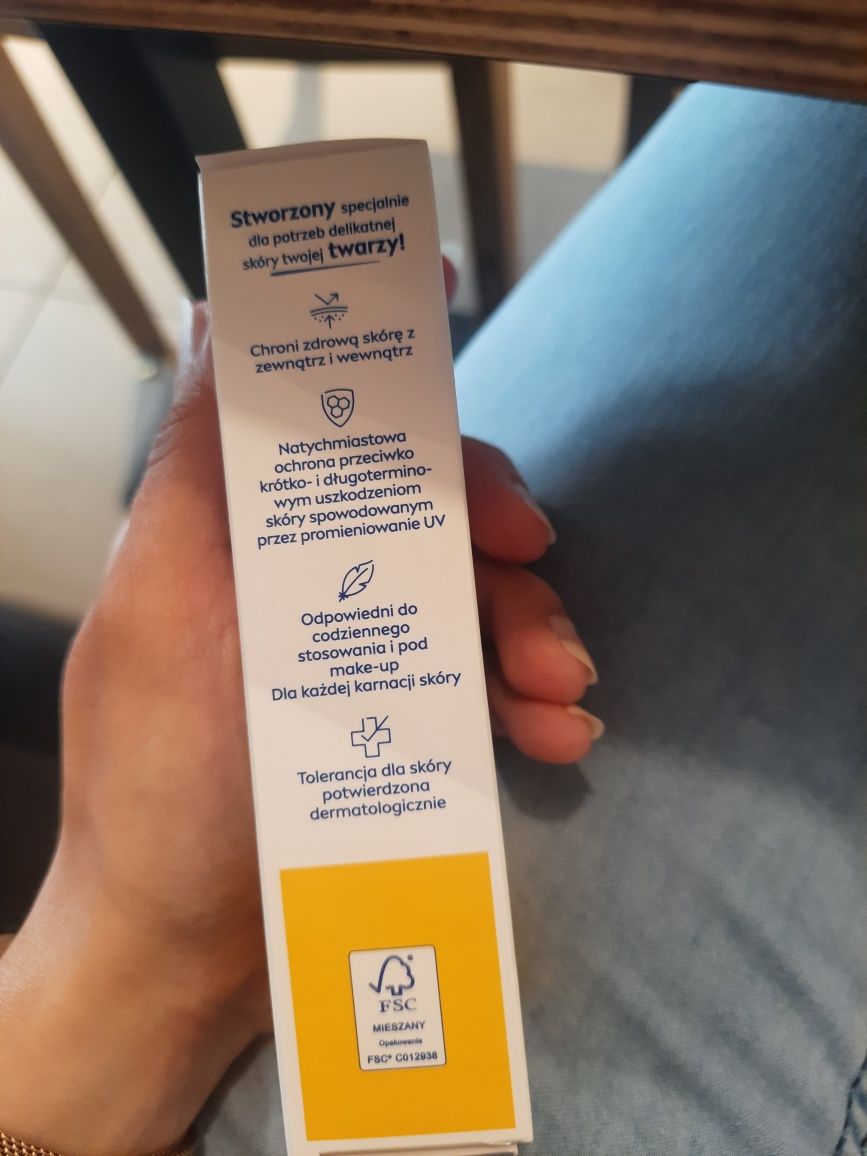Krem do twarzy matujący Nivea Sun SPF50 nowy