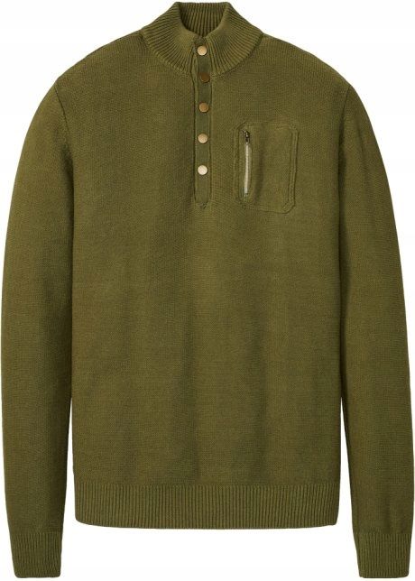 B.P.C męski sweter zapięcie na zatrzaski r.XL