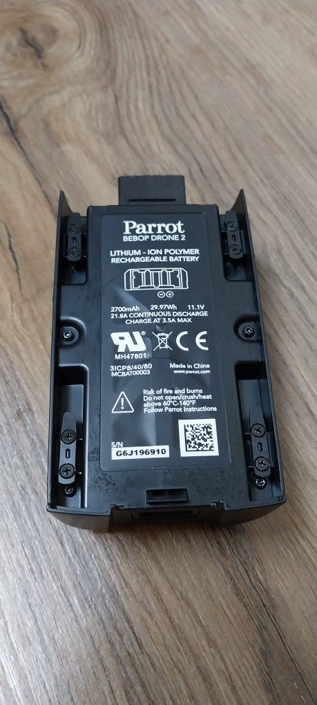 Bateria para drone parrot bebop 2