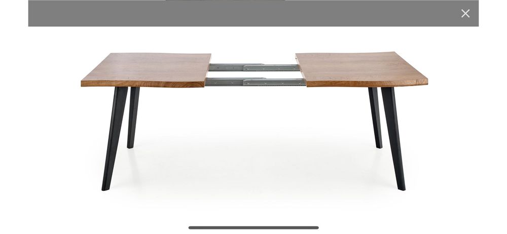 Stół w stylu loft 150(210)x90