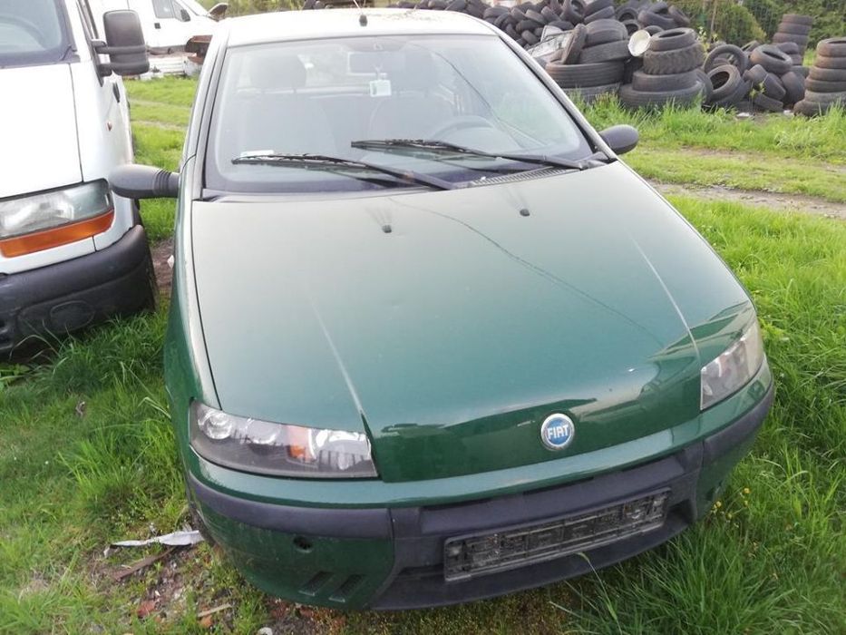Fiat Punto II 2 1.2 8V , 1.9 JTD NA CZĘŚCI Benzyna , Turbo Diesel, Chrzanów zielony czerwony