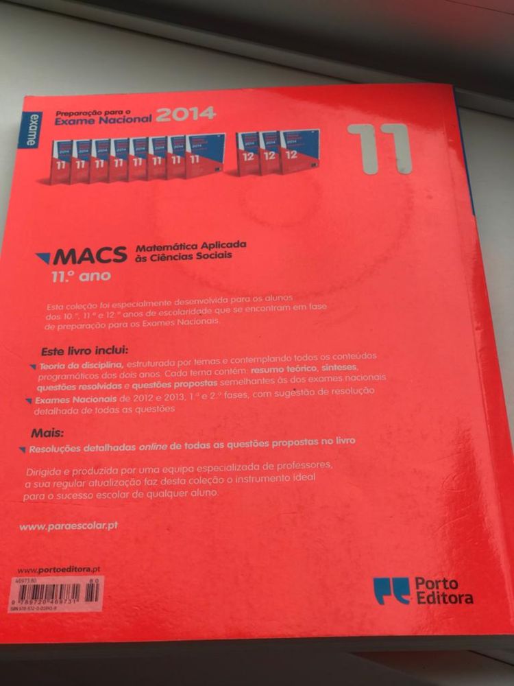 Livro exame nacional macs 11 ano